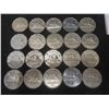 Image 2 : 55 Canadian 1950's Beaver Nickels