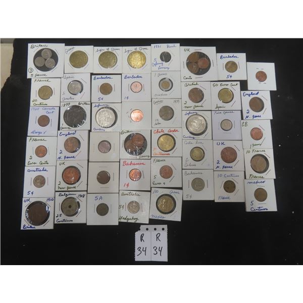 50 World Currency Coins