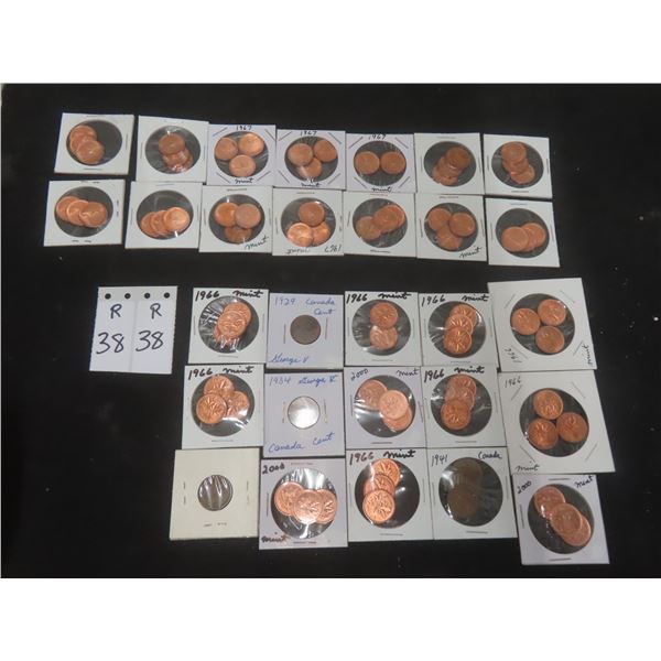 79 Canadian Pennies 41 Are 1967 Centennial