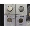 Image 2 : Canadian Coin Collection, 2-1967 Nickels, V-e Day Nickels, Specimen Penny