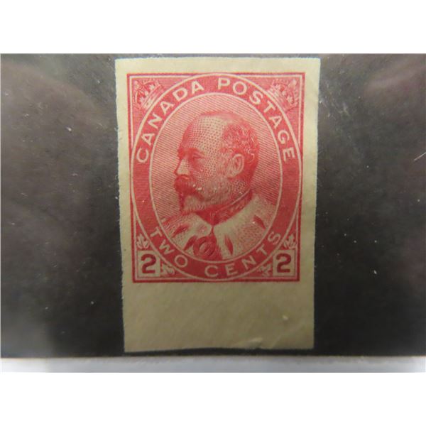 Canada 90A V.f. Mint Imperf King Edward Vii YR.1899.