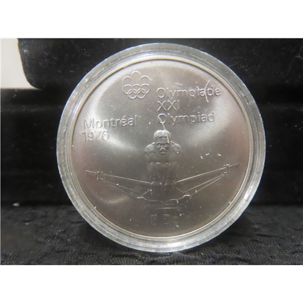 Canada Montreal Olympics $5.00 1974 Rowing .925 Silver Proof