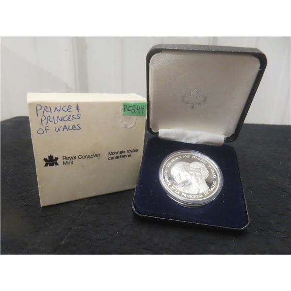Canada 1983 Prince & Princess of Wales Commemorative 24 Grams .925 Silver Proof