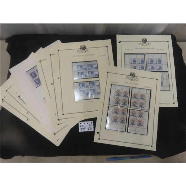 Canada 13 Diff Matched Sets from #350/390 YR.1950'S Cat $128.00