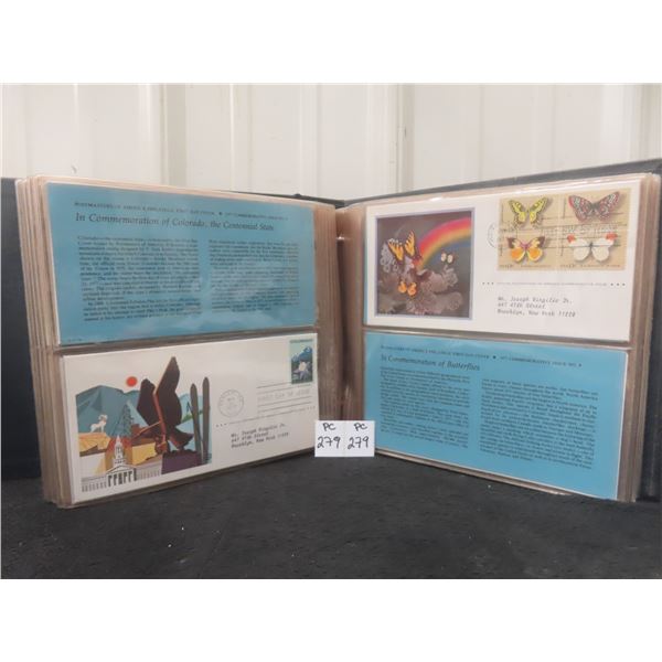 USA Postmasters of America 60 Diff First Day Covers 1976-78 C.o.a. Included