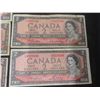 Image 4 : Canada 1954 Q.e.ii $2.00 Bank-notes 8 Bills