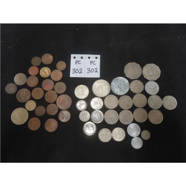 Assortment of World Wide Coins