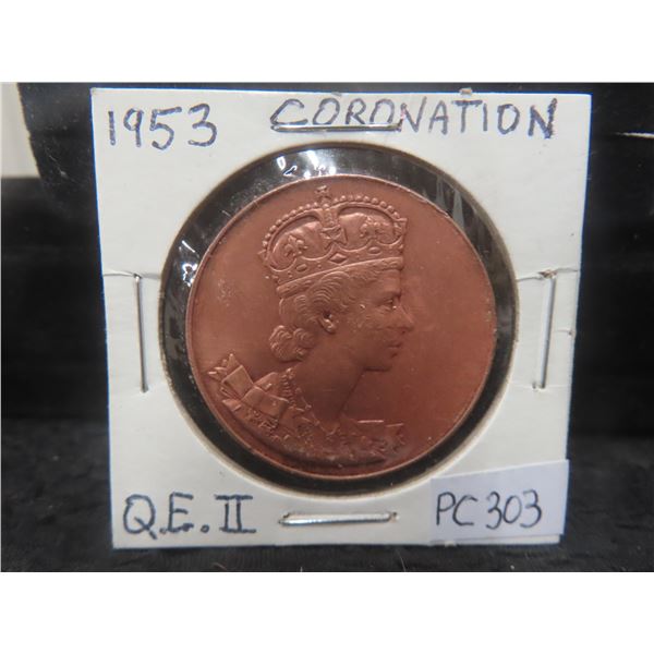 Queen Elizabeth II 1953 Coronation Coin