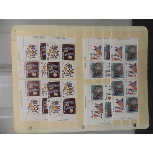 Canada Inuit Series Matched Sets Plate Blocks Vfnh YR.1979