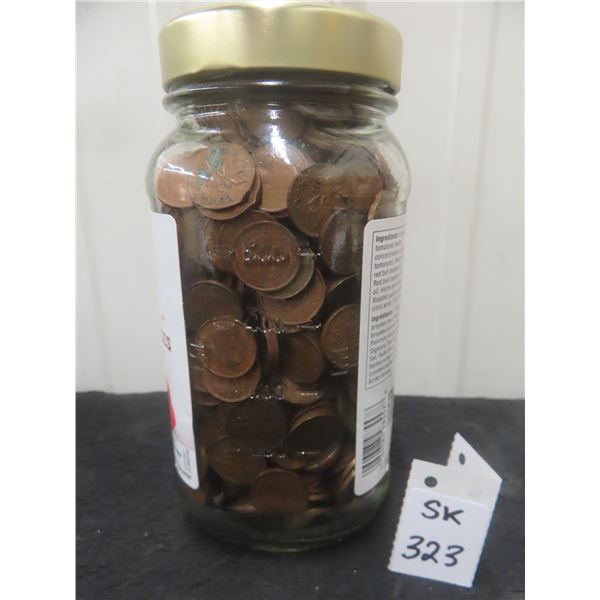 6 lb Jar of Canadian Pennies
