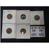Image 1 : (5) Canadian Small Cents 1929, 30, 31, 32, 33