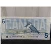 Image 3 : 1986 Canadian $5 bill, crisp