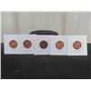 Image 1 : (5) Uncirculated Canadian Pennies, 1967