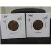 Image 1 : (2) 1935 Canadian Small Cents