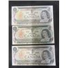 Image 2 : (10) 1973 Canadian $1 Bills, Crisp