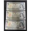 Image 4 : (10) 1973 Canadian $1 Bills, Crisp