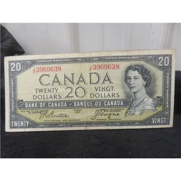 1954 Canadian $20 Bill