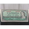 Image 1 : 1954 Canadian $1 Bill Off Cut