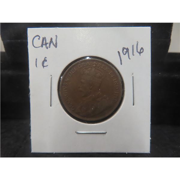 1916 Canadian Large Cent