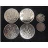 Image 1 : (2) 1919 Canadian Dimes & (4) Canadian 50¢ Coins