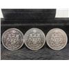 Image 6 : (2) 1919 Canadian Dimes & (4) Canadian 50¢ Coins