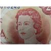 Image 2 : 1974 Canadian $2 Bill w/ Printing Mistake on Back
