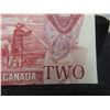 Image 5 : 1974 Canadian $2 Bill w/ Printing Mistake on Back
