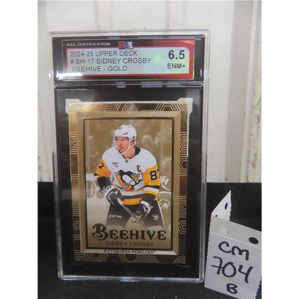 Graded Sidney Crosby Pittsburgh Penguins Hockey Card