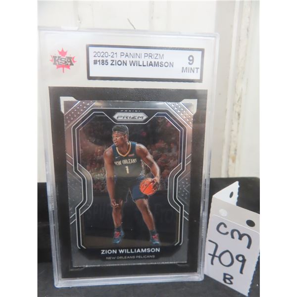 Graded Zion Williamson Basketball Card