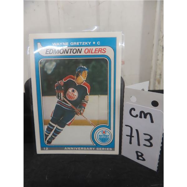 Wayne Gretzky Edmonton Oilers Hockey Card