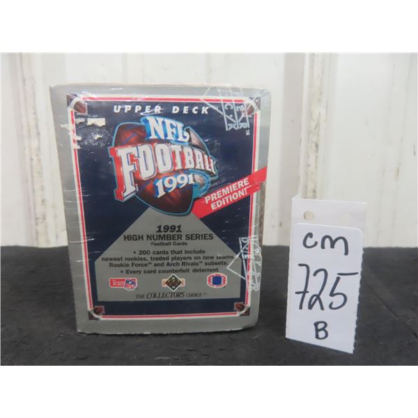 Sealed 1991 Upper Deck Football High Series Complete Set