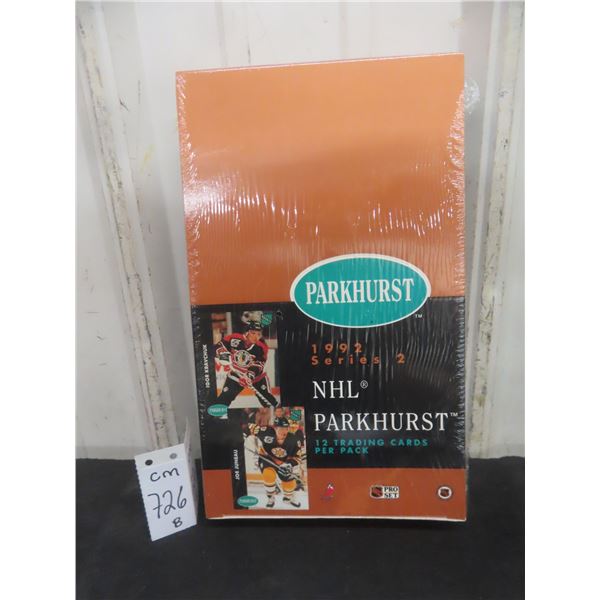Sealed Parkhurst Hockey Trading Card Box
