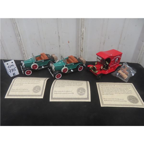 Three Vehicle Die Cast Collection