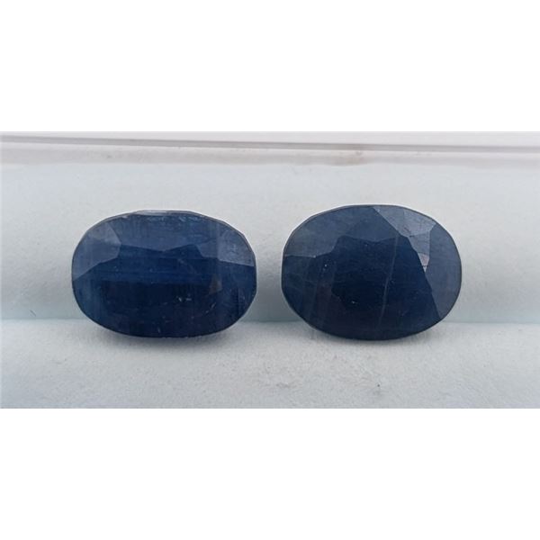 11.46 ct Certified Madagascar Sapphire gemstone Pair ($13,752 Appraisal)