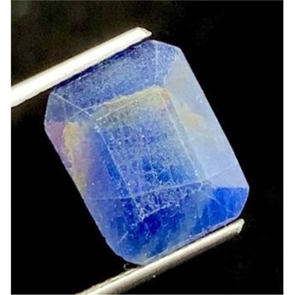 5.1 ct Certified Blue Sapphire gemstone Untreated ($6,120 Appraisal)