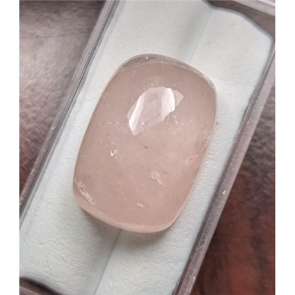 29.55 ct Certified Pink Morganite gemstone ($22,162 Appraisal)