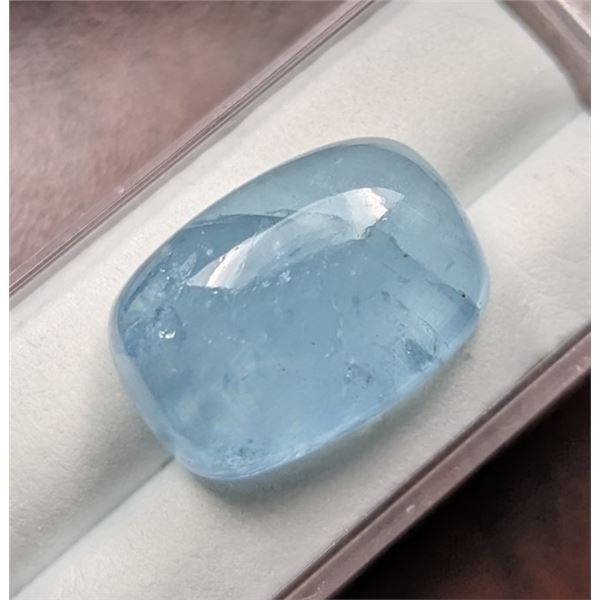 22.57 ct Certified Santa Maria Aquamarine gemstone ($16,200 Appraisal)