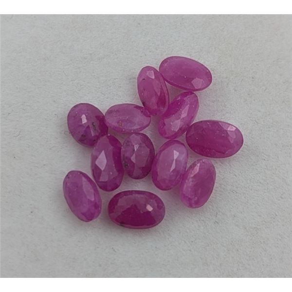 5.59 ct Certified Untreated Ruby gemstone Parcel ($5,700 Appraisal)