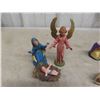 Image 8 : Nativity Manger With 9 Figurines – Approx. 9" x 18" x 8"