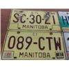 Image 3 : Manitoba License Plates With 4 Tags From 1965, 1966, and 1970