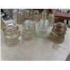 Image 4 : 22 Glass Insulators Including CPR Example With Damage
