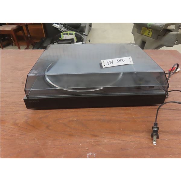 Sony Stereo Turntable, Model PS-LX100, With Dust Cover