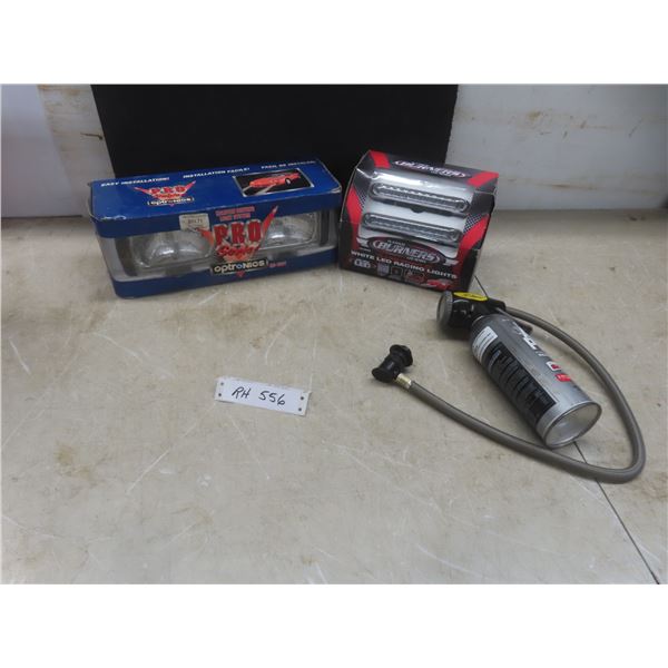 Halogen Driving Light System With Platinum LED Burners Racing Lights