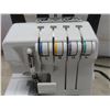 Image 3 : White Speedylock Serger Sewing Machine With Manual