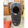 Image 2 : Poly Barrel With Snow Fence