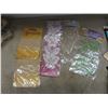 Image 3 : Fabric and Sewing Notions Including Zippers, Thread, Appliques, Tassels, Needles, and More