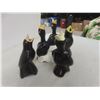 Image 13 : Shelf Decor Including Glass Paperweight, Horse Heads, Cake Servers, and More