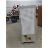 Image 2 : Rolling 4-Tier Steel Cart, 38" x 38" x 14"