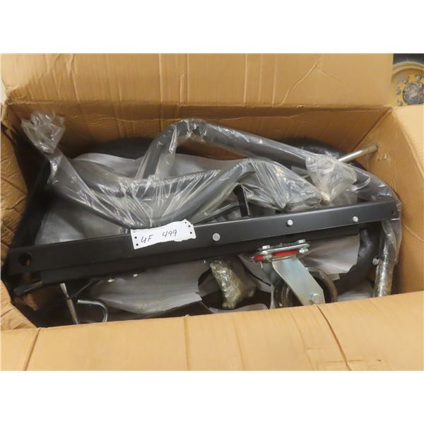 10 Cubic Foot Dump Cart, Hardware/Wheels Only, No Dump Box