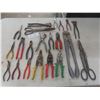 Image 1 : Hand Tools Lot: Snips, Pliers, Wire Cutters, Bolt Cutters, and More